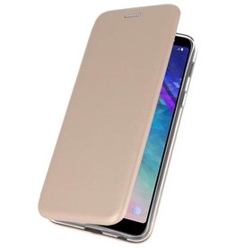 Étui Folio Slim pour Galaxy A6 Plus 2018 Gold