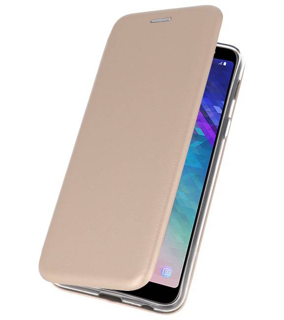 Slim Folio Case für Galaxy A6 Plus 2018 Gold