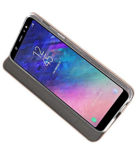 Slim Folio Etui til Galaxy A6 Plus 2018 Gold