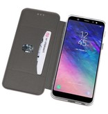 Slim Folio Case für Galaxy A6 Plus 2018 Grau