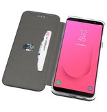 Custodia Folio sottile per Galaxy J8 2018 nera