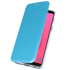 Custodia Folio sottile per Galaxy J8 2018 Blue