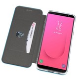 Etui Folio Slim pour Galaxy J8 2018 Bleu