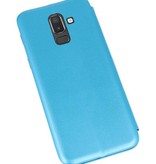 Slim Folio Case voor Galaxy J8 2018 Blauw