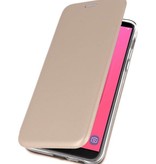 Slim Folio Case voor Galaxy J8 2018 Goud