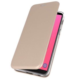 Slim Folio Etui til Galaxy J8 2018 Gold