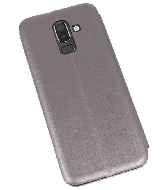 Slim Folio Case für Galaxy J8 2018 Grau