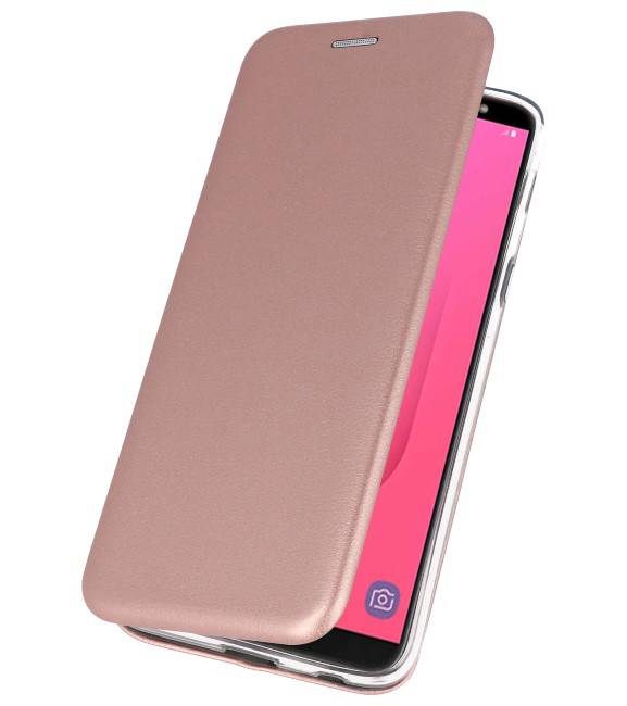 Etui Folio Slim pour Galaxy J8 2018 Rose