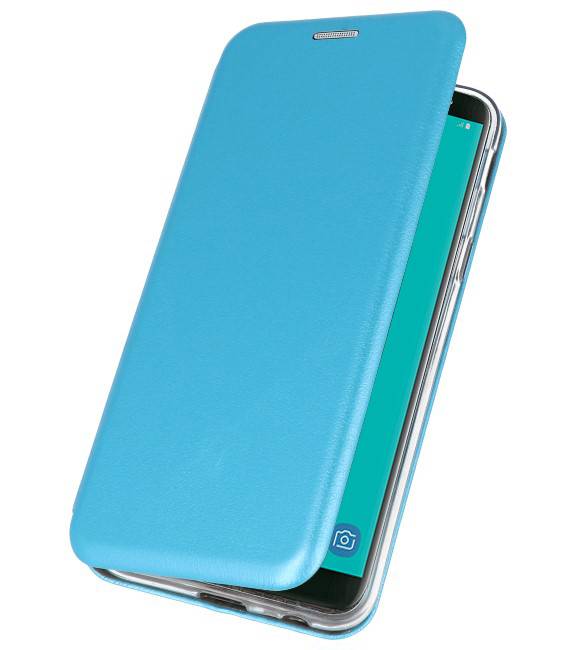 Slim Folio Case voor Galaxy J6 2018 Blauw