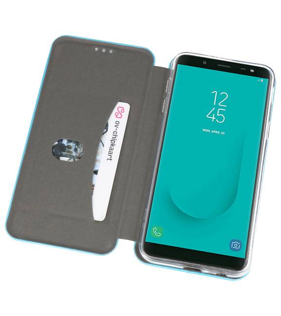 Slim Folio Etui til Galaxy J6 2018 Blue