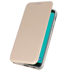 Slim Folio Etui til Galaxy J6 2018 Gold