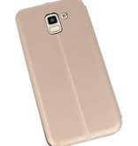 Slim Folio Case voor Galaxy J6 2018 Goud