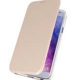 Slim Folio Case voor Galaxy J4 2018 Goud