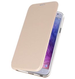 Custodia Folio sottile per Galaxy J4 2018 Gold