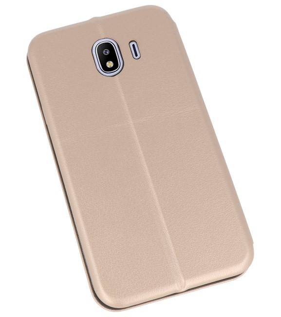 Custodia Folio sottile per Galaxy J4 2018 Gold