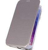 Custodia Folio sottile per Galaxy J4 2018 grigio