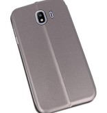 Slim Folio Case voor Galaxy J4 2018 Grijs