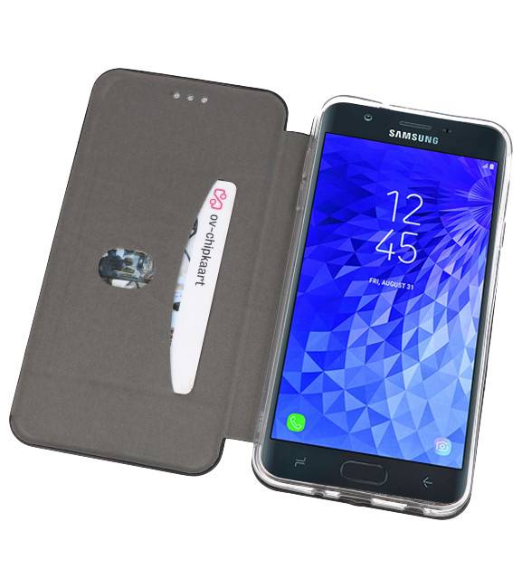 Slim Folio Case voor Galaxy J7 2018 Zwart