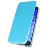 Etui Folio Slim pour Galaxy J7 2018 Bleu