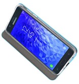 Etui Folio Slim pour Galaxy J7 2018 Bleu