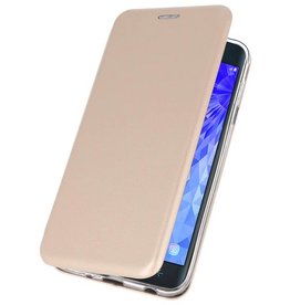 Custodia Folio sottile per Galaxy J7 2018 Gold