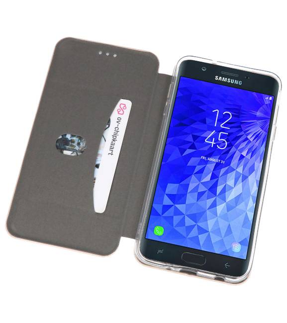 Custodia Folio sottile per Galaxy J7 2018 Gold