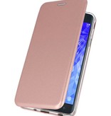 Schlanke Folio Case für Galaxy J7 2018 Pink