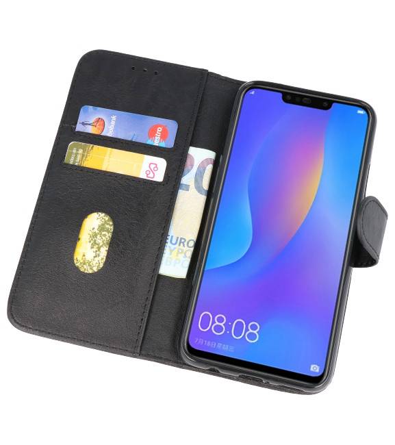 Bookstyle Wallet Hüllen Huawei P Smart Plus Hülle für Schwarz
