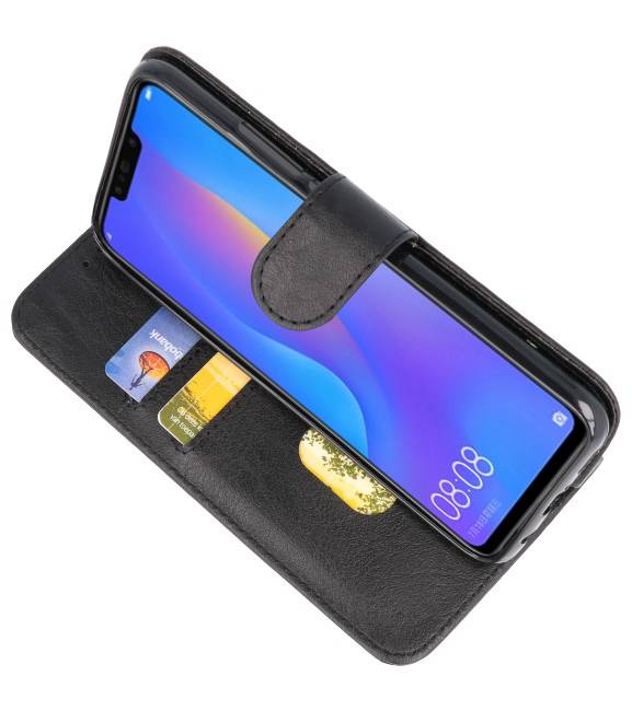 Bookstyle Wallet Tasker Huawei P Smart Plus Taske til Sort