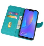 Bookstyle Wallet Cases Hoes voor Huawei P Smart Plus Groen