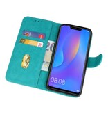 Bookstyle Wallet Tasker Huawei P Smart Plus Cover Grøn