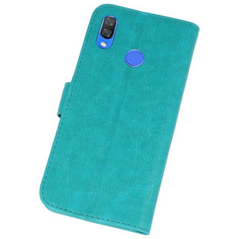 Bookstyle Wallet Tasker Huawei P Smart Plus Cover Grøn