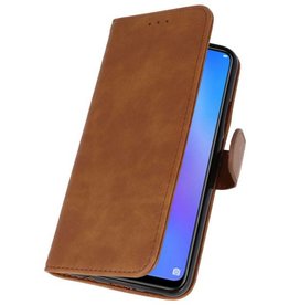 Bookstyle Wallet Tasker Huawei P Smart Plus Cover Brown