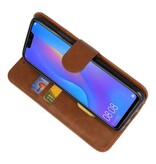 Bookstyle Wallet Tasker Huawei P Smart Plus Cover Brown