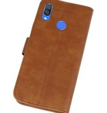 Bookstyle Wallet Tasker Huawei P Smart Plus Cover Brown