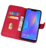 Bookstyle Wallet Cases Hoes voor Huawei P Smart Plus Roze