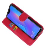Bookstyle Wallet Tasker Huawei P Smart Plus Cover Pink