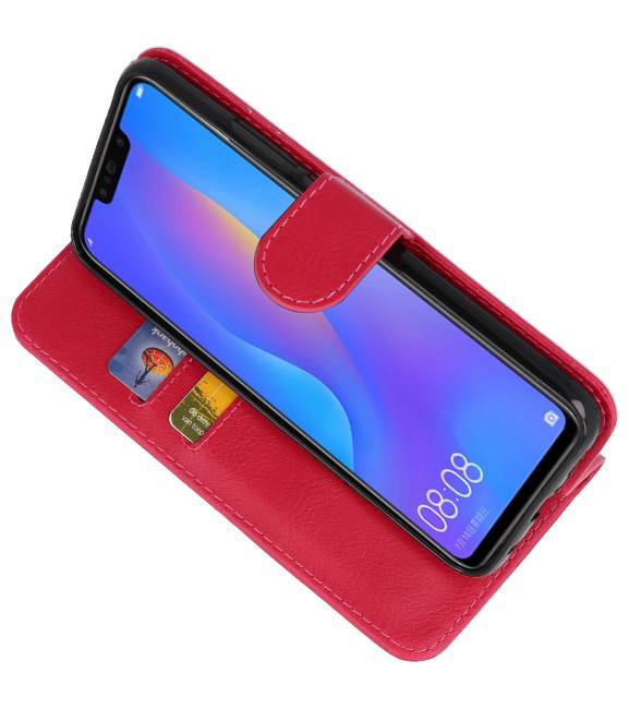 Bookstyle Wallet Cases Hoes voor Huawei P Smart Plus Roze