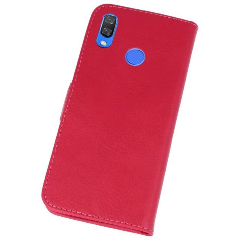 Fundas de monedero Bookstyle Huawei P Smart Plus Funda rosa