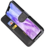 Bookstyle Wallet Cases Hoes voor Huawei Nova 3 Zwart