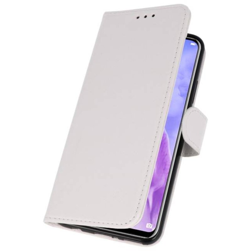 Etuis portefeuille en étui Huawei Nova 3 blanc