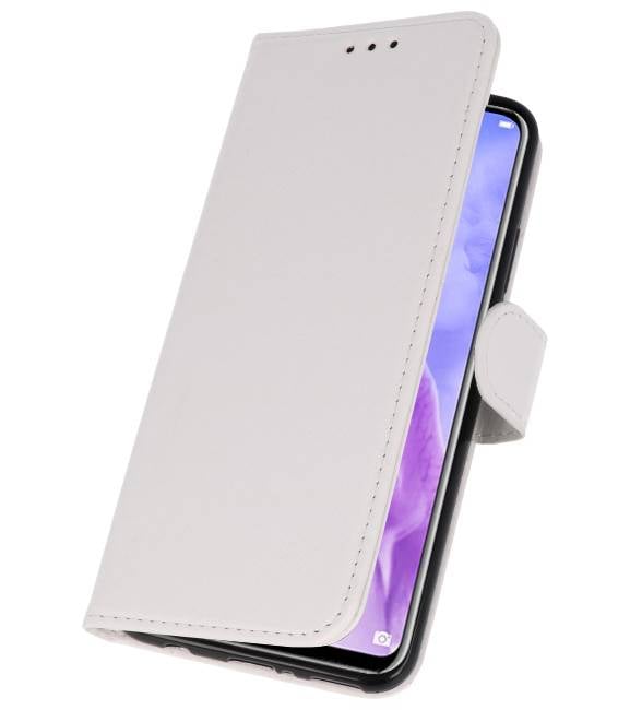 Hoesjes geschikt voor Huawei Etuis portefeuille en étui Huawei Nova 3 blanc