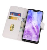 Etuis portefeuille en étui Huawei Nova 3 blanc