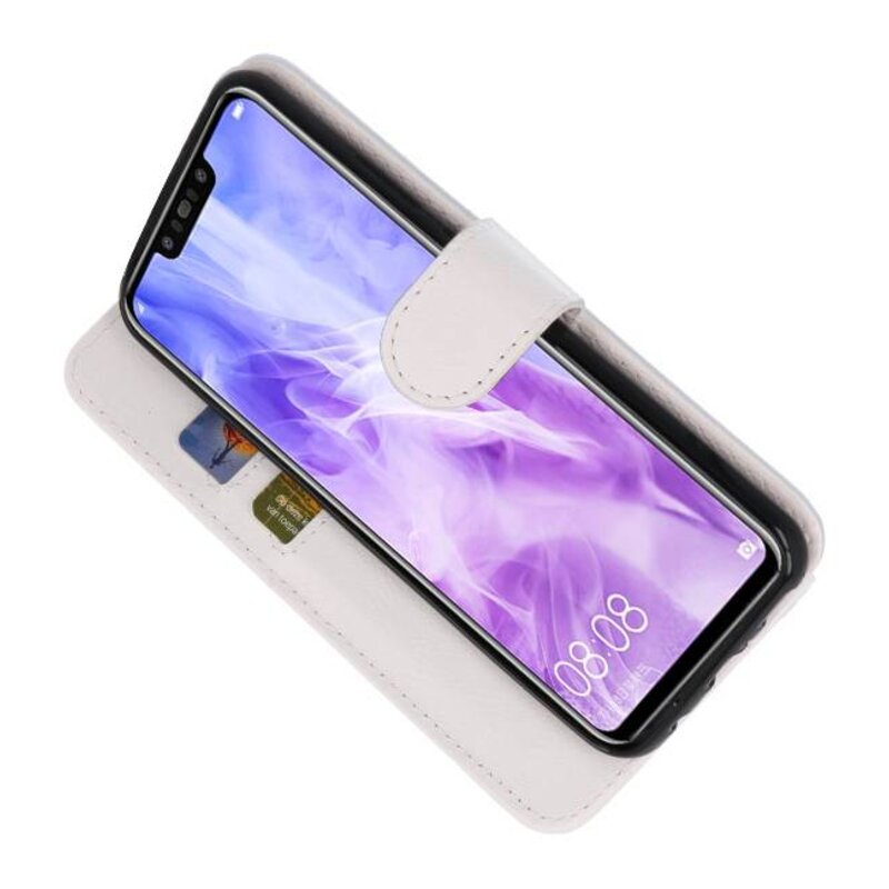 Etuis portefeuille en étui Huawei Nova 3 blanc