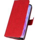 Bookstyle Wallet Cases Hoes voor Huawei Nova 3 Rood