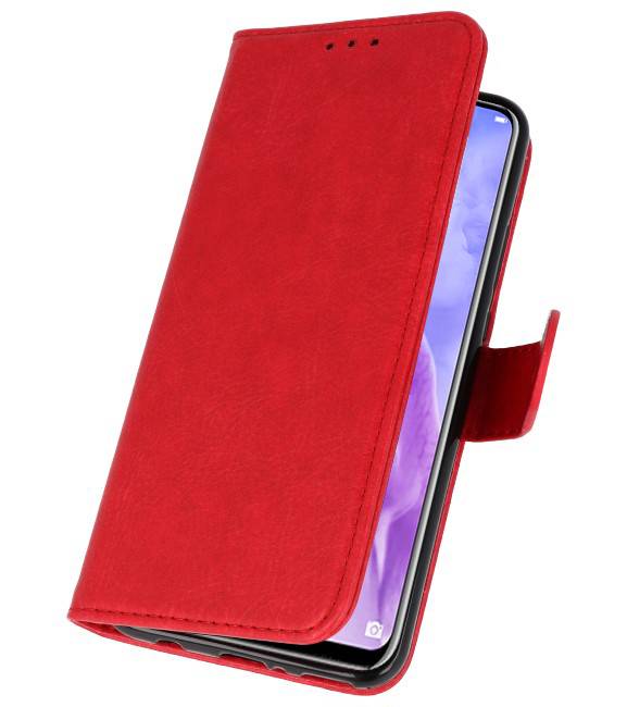 Etuis portefeuille en étui Huawei Nova 3 rouge