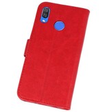 Bookstyle Wallet Cases Hoes voor Huawei Nova 3 Rood