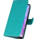 Bookstyle Wallet Cases Hoes voor Huawei Nova 3 Groen