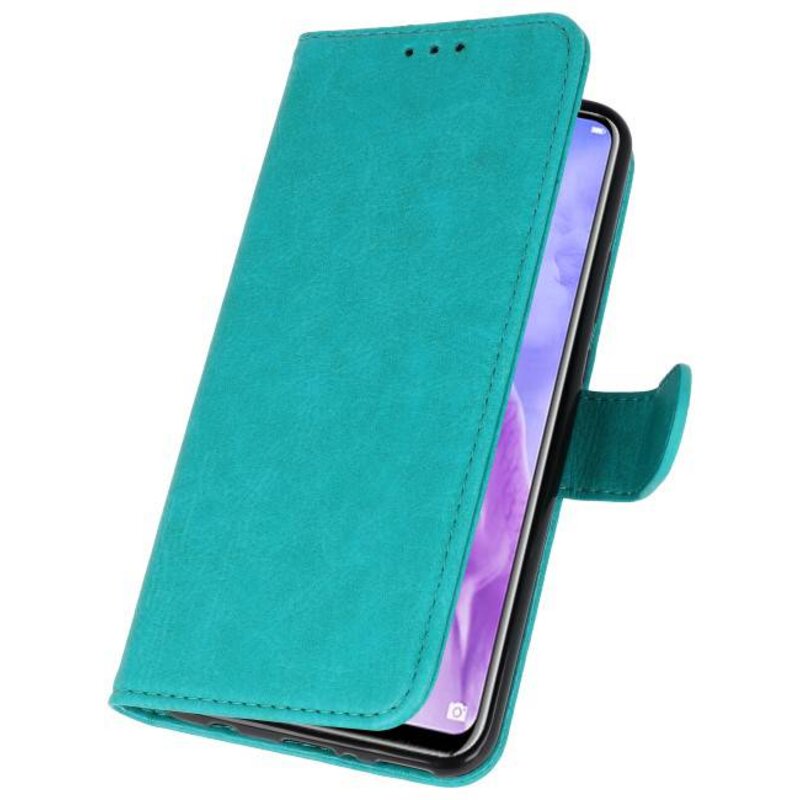 Etuis portefeuille en étui Huawei Nova 3 vert