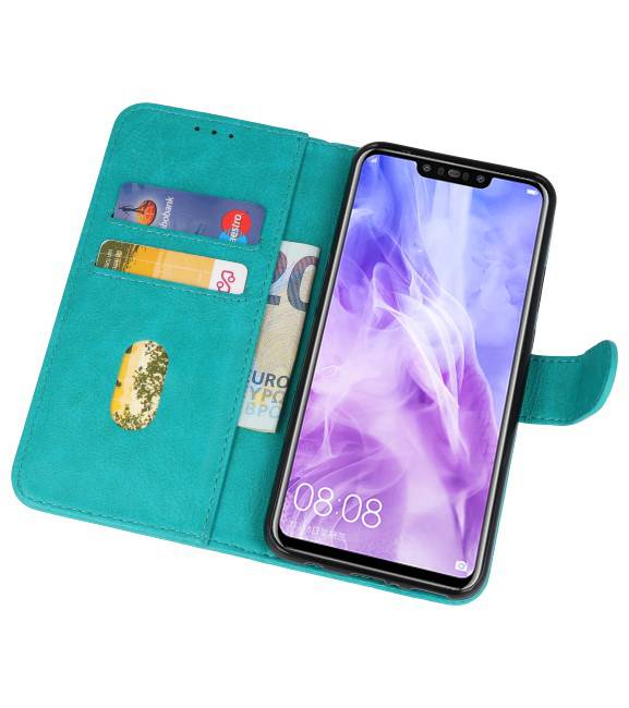 Bookstyle Wallet Cases Huawei Nova 3 Green Case